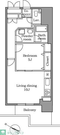レジディア中延の物件間取画像